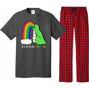 It's Ok To Be Different Autism Awareness Dinosaur Pajama Set