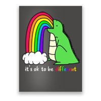 It's Ok To Be Different Autism Awareness Dinosaur Poster