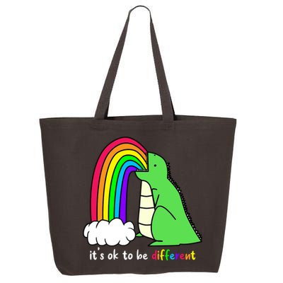 It's Ok To Be Different Autism Awareness Dinosaur 25L Jumbo Tote