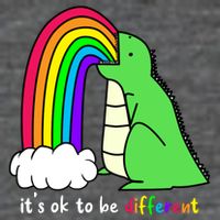 It's Ok To Be Different Autism Awareness Dinosaur Wool Snapback Cap