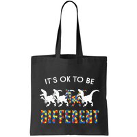 It's Ok To Be Different Autism Awareness Dinosaur Bag