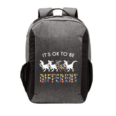 It's Ok To Be Different Autism Awareness Dinosaur Vector Backpack