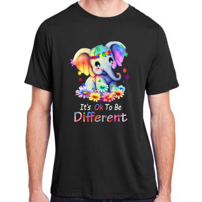 Its Ok To Be Different Autism Awareness Acceptance Adult ChromaSoft Performance T-Shirt