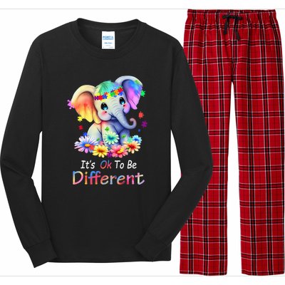 Its Ok To Be Different Autism Awareness Acceptance Long Sleeve Pajama Set