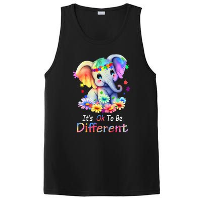 Its Ok To Be Different Autism Awareness Acceptance PosiCharge Competitor Tank