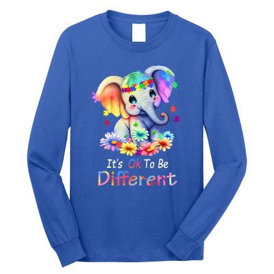 Its Ok To Be Different Autism Awareness Acceptance Long Sleeve Shirt