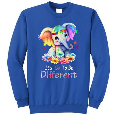 Its Ok To Be Different Autism Awareness Acceptance Sweatshirt