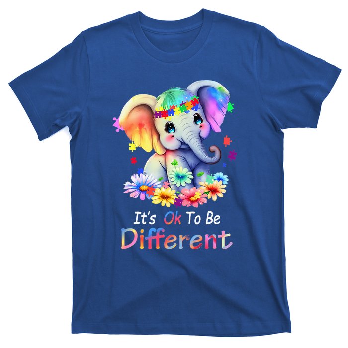 Its Ok To Be Different Autism Awareness Acceptance T-Shirt