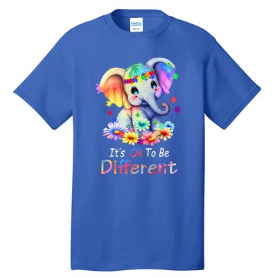 Its Ok To Be Different Autism Awareness Acceptance Tall T-Shirt