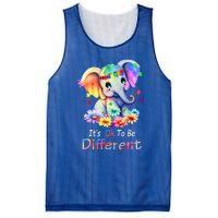 Its Ok To Be Different Autism Awareness Acceptance Mesh Reversible Basketball Jersey Tank