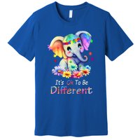 Its Ok To Be Different Autism Awareness Acceptance Premium T-Shirt