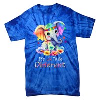 Its Ok To Be Different Autism Awareness Acceptance Tie-Dye T-Shirt