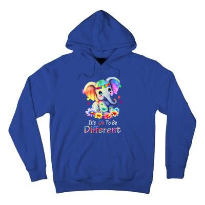 Its Ok To Be Different Autism Awareness Acceptance Tall Hoodie