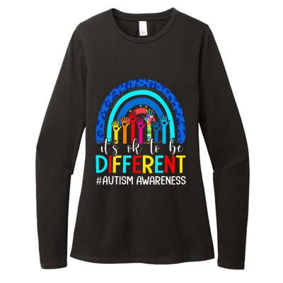 It's Ok To Be Different Autism Awareness Rainbow Womens CVC Long Sleeve Shirt