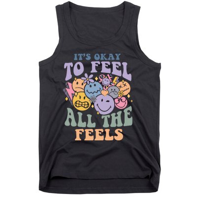 Its Okay To Feel All The Feels Mental Health Awareness Tank Top