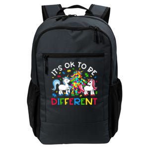 ItS Ok To Be Different Unicorn Puzzle Autism Awareness Gift Daily Commute Backpack