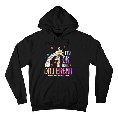 Its Ok To Be Different Autism Awareness Acceptance Be Kind Hoodie