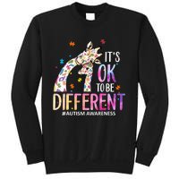 Its Ok To Be Different Autism Awareness Acceptance Be Kind Sweatshirt