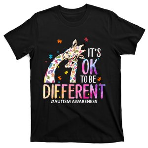 Its Ok To Be Different Autism Awareness Acceptance Be Kind T-Shirt