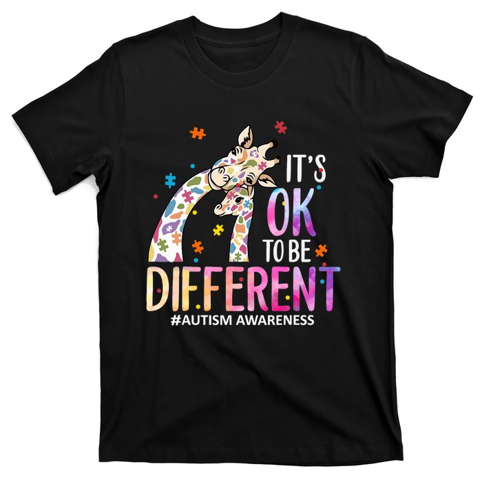 Its Ok To Be Different Autism Awareness Acceptance Be Kind T-Shirt