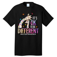 Its Ok To Be Different Autism Awareness Acceptance Be Kind Tall T-Shirt