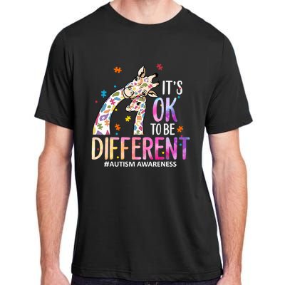 Its Ok To Be Different Autism Awareness Acceptance Be Kind Adult ChromaSoft Performance T-Shirt