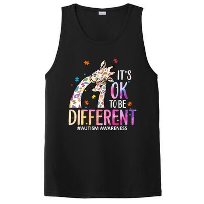 Its Ok To Be Different Autism Awareness Acceptance Be Kind PosiCharge Competitor Tank