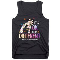 Its Ok To Be Different Autism Awareness Acceptance Be Kind Tank Top