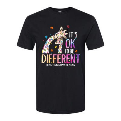 Its Ok To Be Different Autism Awareness Acceptance Be Kind Softstyle CVC T-Shirt