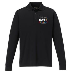 Its Ok To Be Different Autism Awareness Acceptance Wo Kid Performance Long Sleeve Polo