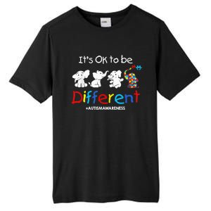 Its Ok To Be Different Autism Awareness Acceptance Wo Kid Tall Fusion ChromaSoft Performance T-Shirt