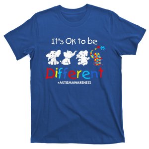 Its Ok To Be Different Autism Awareness Acceptance Wo Kid T-Shirt