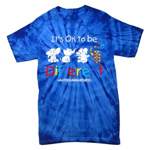 Its Ok To Be Different Autism Awareness Acceptance Wo Kid Tie-Dye T-Shirt