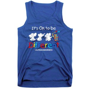 Its Ok To Be Different Autism Awareness Acceptance Wo Kid Tank Top