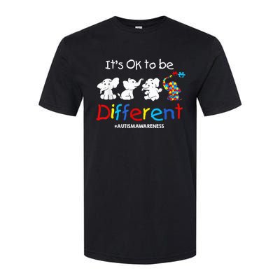 Its Ok To Be Different Autism Awareness Acceptance Wo Kid Softstyle CVC T-Shirt