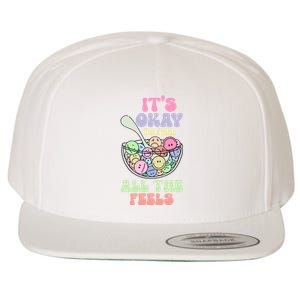 Its Okay To Feel All Feels Psychologists Wool Snapback Cap