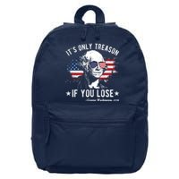 It's Only Treason If You Lose Funny George Washington 4th Of July 16 in Basic Backpack