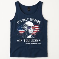 It's Only Treason If You Lose Funny George Washington 4th Of July Tank Top