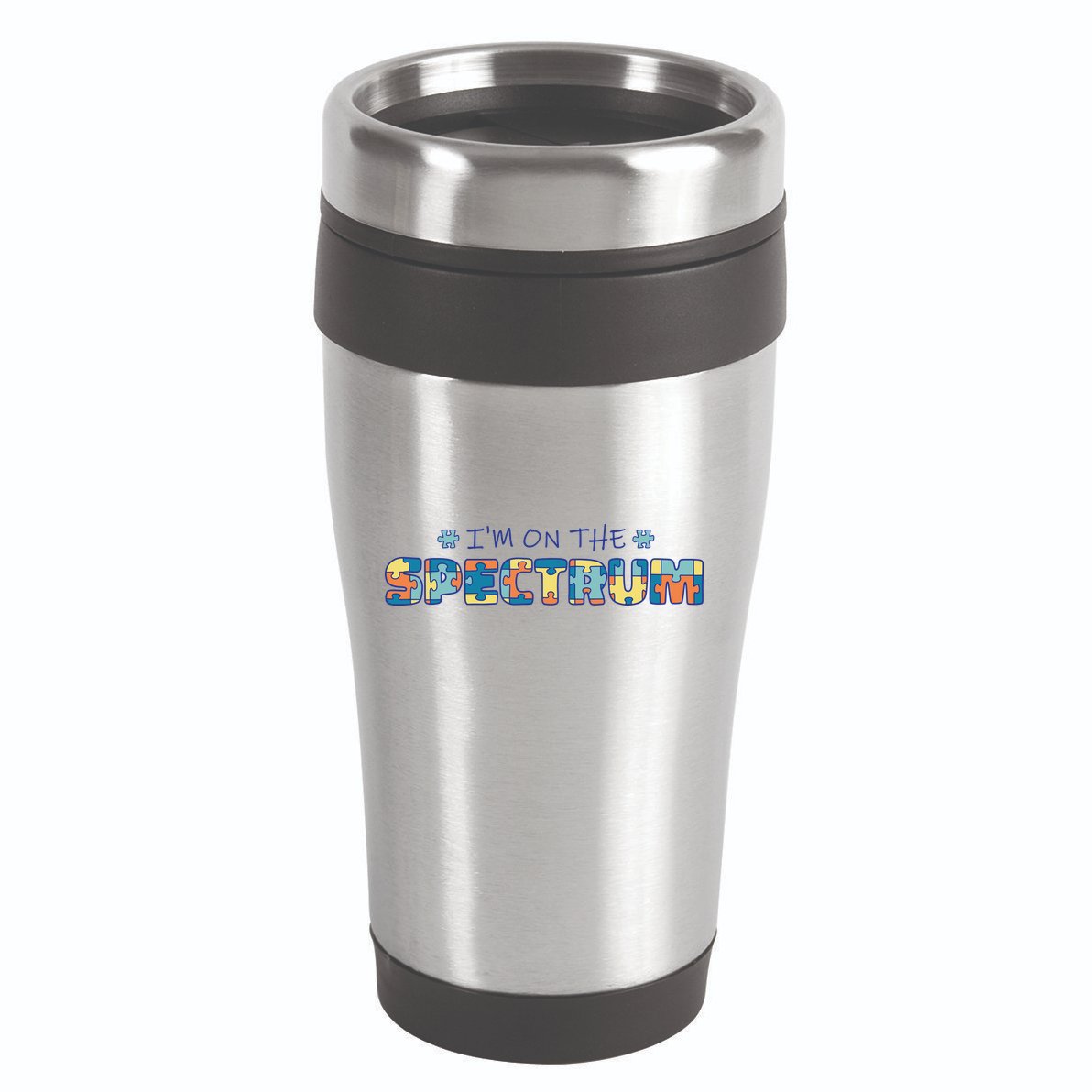I'm On The Spectrum Autism Awareness 16oz Travel Tumbler