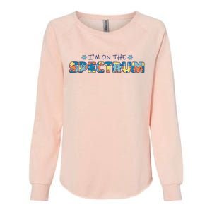 I'm On The Spectrum Autism Awareness Womens California Wash Sweatshirt