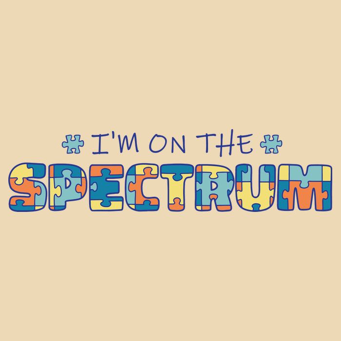I'm On The Spectrum Autism Awareness Drawstring Bag