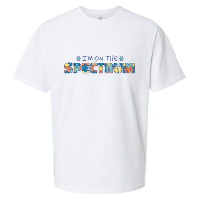 I'm On The Spectrum Autism Awareness Sueded Cloud Jersey T-Shirt