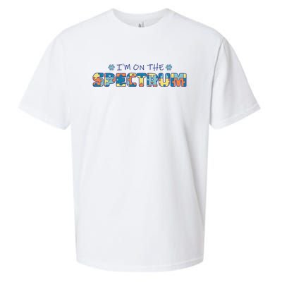 I'm On The Spectrum Autism Awareness Sueded Cloud Jersey T-Shirt