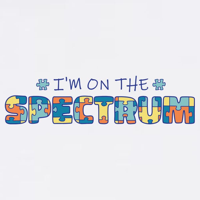 I'm On The Spectrum Autism Awareness Garment-Dyed Heavyweight T-Shirt