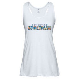 I'm On The Spectrum Autism Awareness Ladies Essential Flowy Tank