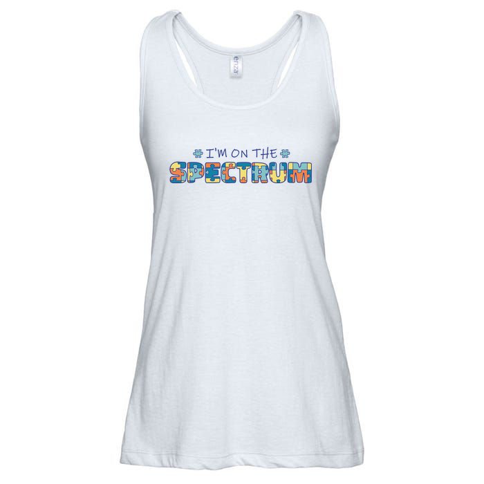 I'm On The Spectrum Autism Awareness Ladies Essential Flowy Tank