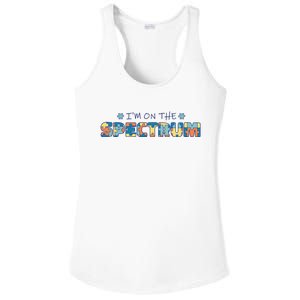 I'm On The Spectrum Autism Awareness Ladies PosiCharge Competitor Racerback Tank