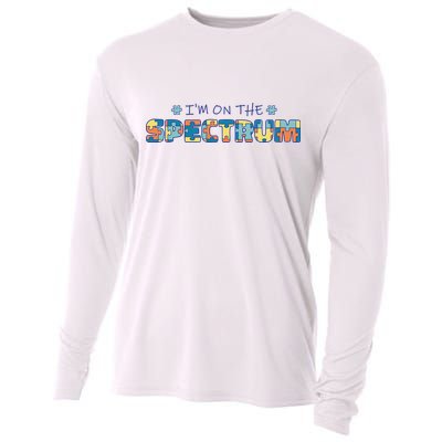 I'm On The Spectrum Autism Awareness Cooling Performance Long Sleeve Crew