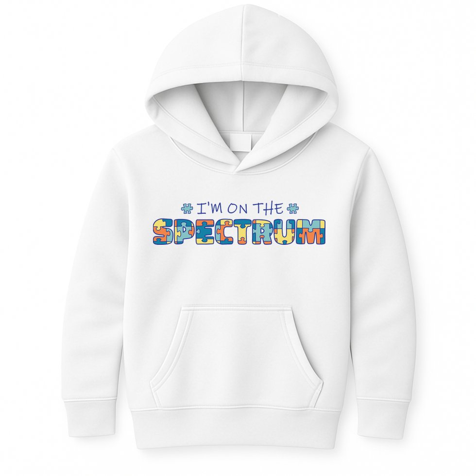 I'm On The Spectrum Autism Awareness Kids Hoodie