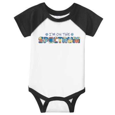 I'm On The Spectrum Autism Awareness Infant Baby Jersey Bodysuit